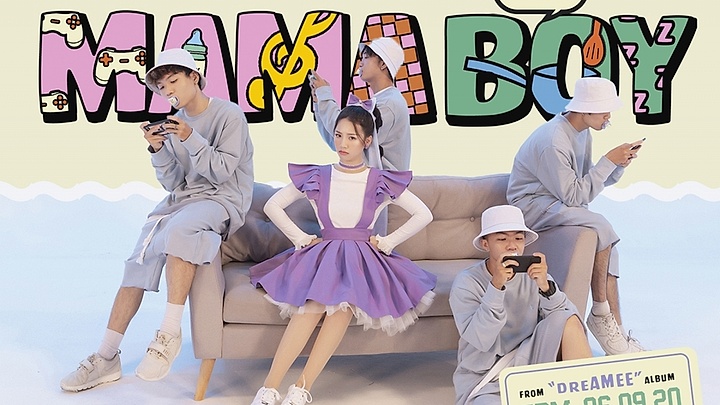 Amee hóa "bà nội trợ" dễ thương, dạy bảo người yêu như... mẹ trong MV "Mama boy"