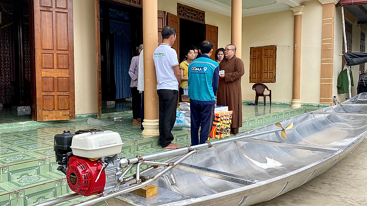 An Land chung tay hỗ trợ bà con miền Trung khắc phục khó khăn