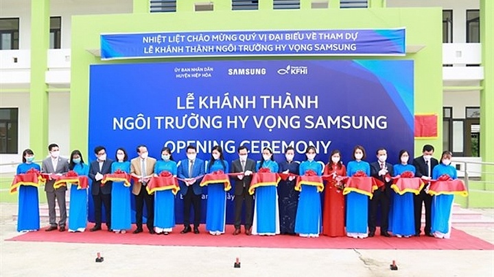 Samsung “Hope School” inaugurated in Bac Giang