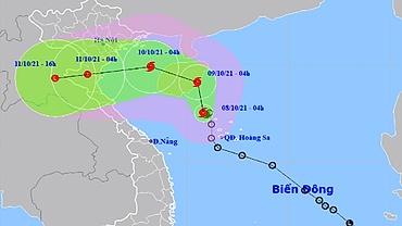 North-central Vietnam braces for Lionrock storm