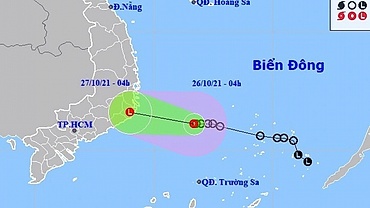Tropical depression heads towards south-central Vietnam 