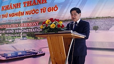 Water-by-wind demonstration model unveiled in Ninh Thuan