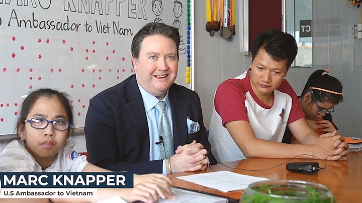 US Ambassador's story for the visually impaired in Vietnam