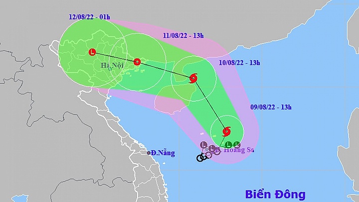 Storm MULAN heads toward northern Vietnam 