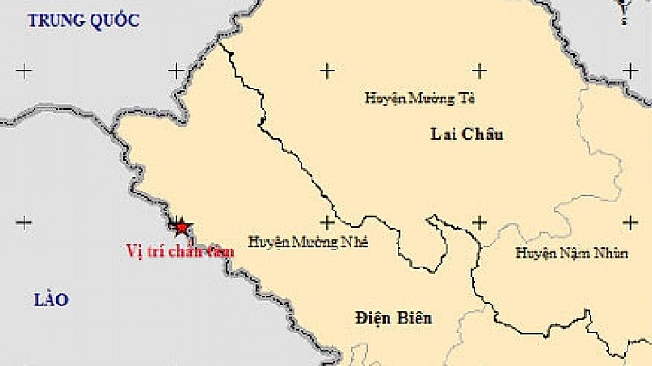 Dien Bien hit by magnitude 3.6 earthquake