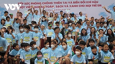 Relay race against natural disasters and climate change sees large turn out 