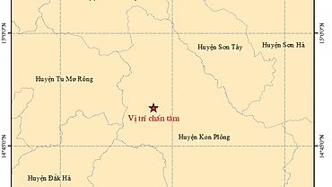 Kon Tum province hit by two consecutive earthquakes