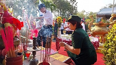 Incense offered to commemorate 64 Johnson Reef battle martyrs