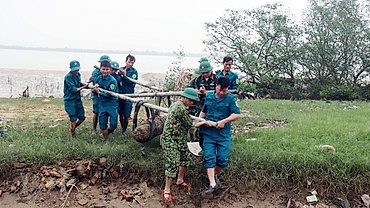 225-kilo bomb found in Nghe An river