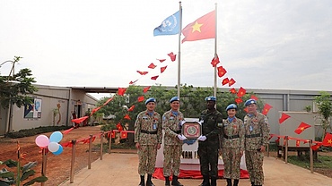 Field Hospital in South Sudan celebrate President Ho Chi Minh’s birthday