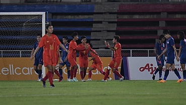 Thắng sốc trước Thái Lan, Myanmar hẹn ĐT nữ Việt Nam ở chung kết SEA Games 32