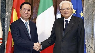 Báo chí Italy đánh giá cao chuyến thăm của Chủ tịch nước Võ Văn Thưởng