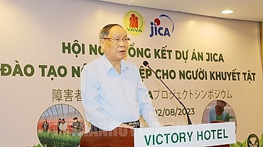 JICA helps develop vocational training for AO victims