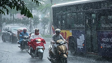 Thời tiết ngày 2/10: Mưa dông ở Nam Trung Bộ, Tây Nguyên và Nam Bộ