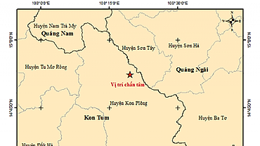 Kon Tum tiếp tục ghi nhận động đất