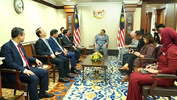 Parliamentary leaders of Malaysia hail cooperation with Vietnamese NA