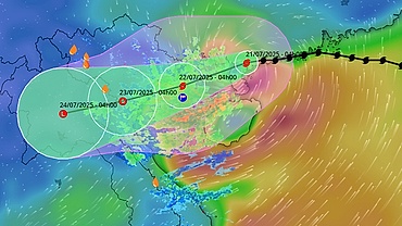 Wipha to enter Gulf of Tonkin in hours, localities race against time to brace for impact
