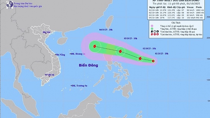 Tropical depression may strengthen into storm within two days