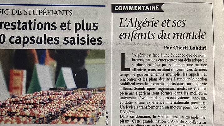 Algerian media highlights Vietnam’s experience in engaging overseas intellectuals
