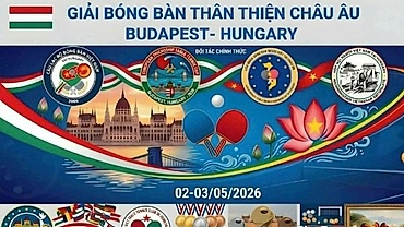 European friendly table tennis tournament for Vietnamese expats in Hungary