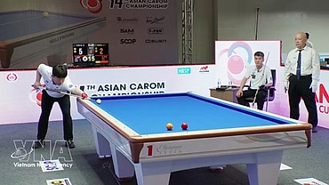 14th Asian Carom Championship kicks off in Ho Chi Minh City