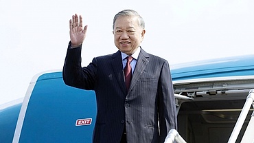 Vietnam’s top leader To Lam begins State visit to India