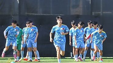 Vietnam begin training in Jeddah ahead of AFC U17 Asian Cup opener