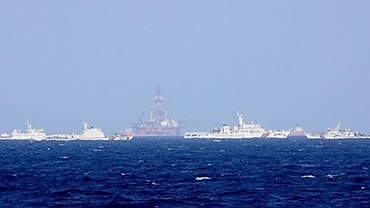 China increases military ship presence in illegal rig’s vicinity