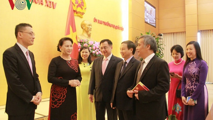 NA leader meets Heads of overseas diplomatic missions