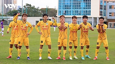 Dàn cầu thủ trẻ HAGL vượt trội ở giải U19 Quốc gia 2022 