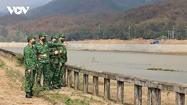 Border soldiers continue Tet celebrations despite distance from home