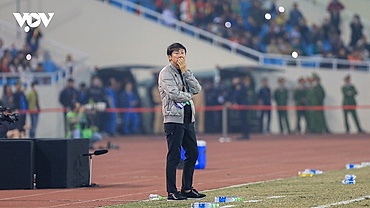HLV Shin Tae Yong đổ lỗi cho mặt sân Mỹ Đình khi Indonesia thua ĐT Việt Nam