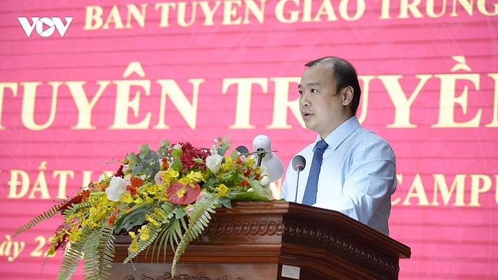 Đa dạng hóa các hình thức tuyên truyền công tác biên giới Việt Nam-Campuchia
