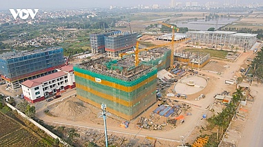 Cận cảnh công trình xây dựng “chui” Trường Đại học công nghệ Đông Á ở Bắc Ninh