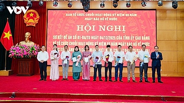 VOV Đông Bắc nhận 3 bằng khen dịp cao điểm tuyên truyền 85 năm Bác Hồ về nước