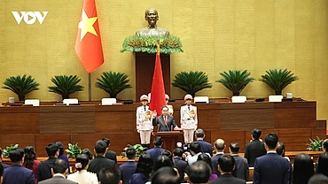 Chủ tịch Quốc hội Trần Thanh Mẫn tuyên thệ nhậm chức