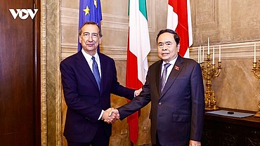 Chủ tịch Quốc hội Trần Thanh Mẫn tiếp Thị trưởng Thành phố Milan Giuseppe Sala