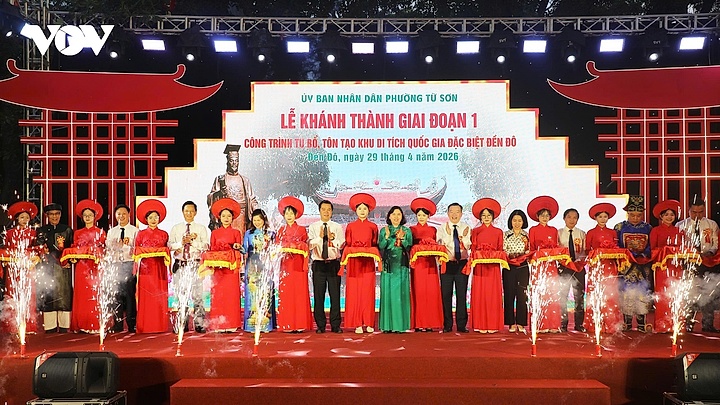 Khánh thành công trình tu bổ, tôn tạo Khu di tích quốc gia đặc biệt Đền Đô