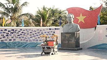 Công viên Đại tướng Võ Nguyên Giáp - “địa chỉ đỏ” ý nghĩa trên đảo Sơn Ca