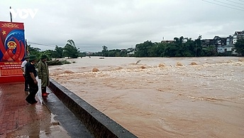 Lũ dâng trên các sông gây ngập úng, sạt lở ở Quảng Ninh